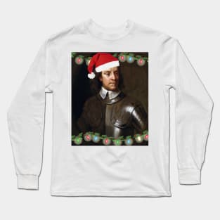 Oliver Cromwell Christmas Long Sleeve T-Shirt